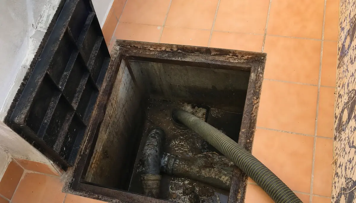 Arqueta abierta