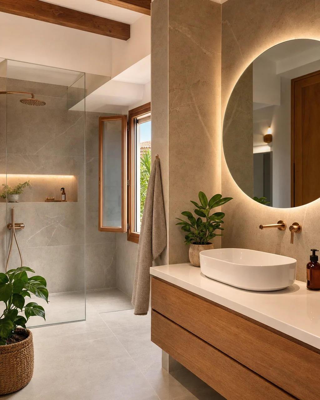 Baño reformado por RSA Fontanería en Murcia